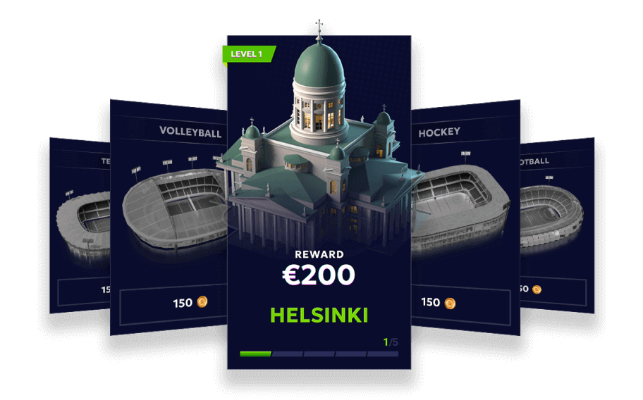 sportpálya és Városok